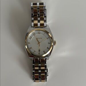 Nixon Women’s The Monopoly Stainless Steel Two Tone  Watch